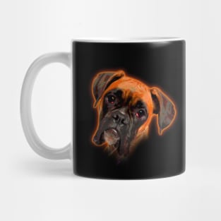 'Boxer Neon Dog' Bright Neon Pet Dog Gift Mug